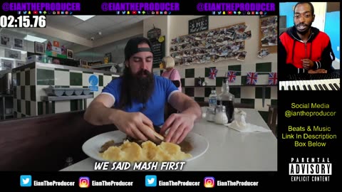 THE 5 YEAR RECORD FLO'S PIE & MASH CHALLENGE BeardMeatsFood reaction