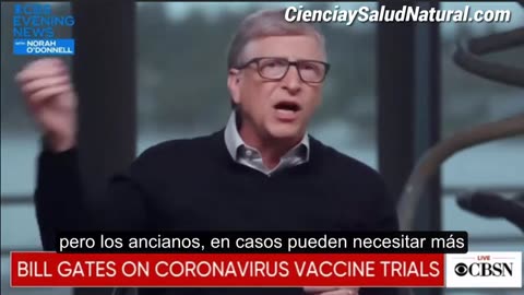 Entrevista a Bill Gates con Erica Hill de CBSN News Covid 19 Plandemia Coronavirus