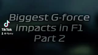 Biggest G-Force impacts in F1 pt2