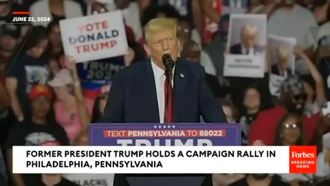 WATCH- Trump Conducts Live Poll With Audience To See Which Joe Biden Nickname They Prefer