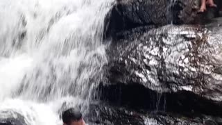 Falling Into a Waterfall