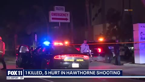 1 Killed, 5 hurt in Hawthorne shooting