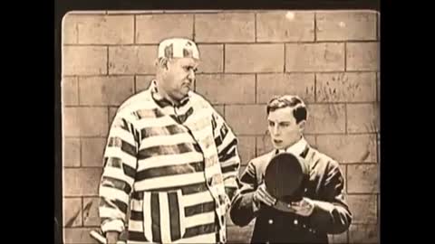 Buster Keaton - Convict 13 (1920) - Extract - Fighting The Most Dangerous Prison