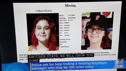 Police ask for help finding a missing Raynham teenager who may be 100 miles away [Massachusetts]