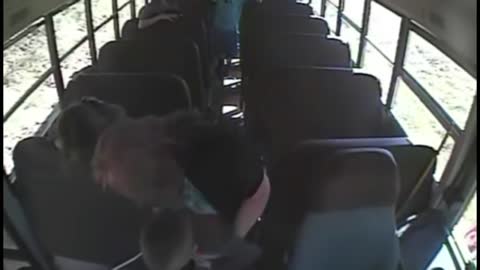Heroic bus driver saves boy's life after noticing him choking
