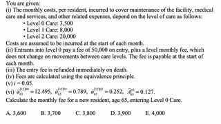 Exam LTAM exercise for February 13, 2022