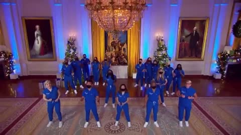 This at the WH appears to be the best pandemic tiktok nurse competition!