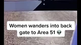 Women wanders into back gate to Area 51