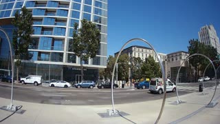 A VEILED Muslim Dude randomly twerks out in California.