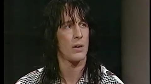 August 21, 1987 - Todd Rundgren Chats After TV Performance