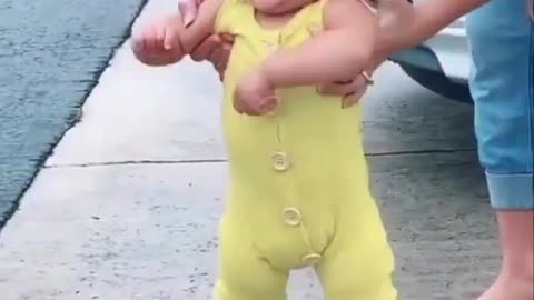 cutest baby walk