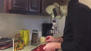 Michael Myers Making a pizza