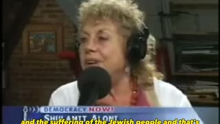 Former Israeli Minister Shulamit Aloni on Anti-Semitism : "It’s a trick,we always use it…"