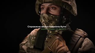 Ukrainian propaganda luring women in the army