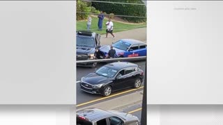 Arrest of burnout suspect in West Midtown caught on camera