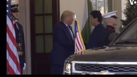 President of Pakistan a Imran Khan & Trump