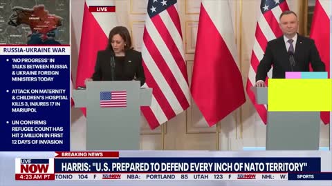 Kackling Kamala trying her hand at diplomacy...she blew it