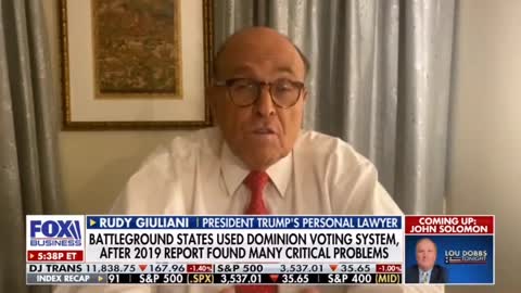 Lou Dobbs and Rudy Giuliani: Dominion