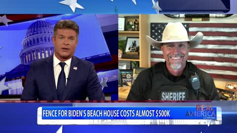 REAL AMERICA -- Dan Ball W/ Sheriff Mark Lamb, Border Wall For Biden But Not America?, 8/22/22