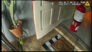 Bodycam shows fire crew, good Samaritan working together to rescue man stuck inside burning home
