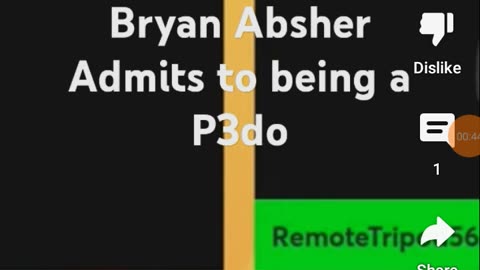 Bryan Asbner Admitting to Pedophilia