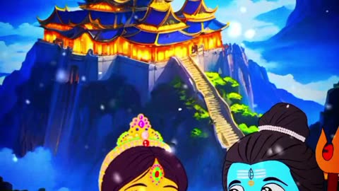 Lord Shiva getting married with Mother Parwati | World first love marriage | TrueToLife Animation |