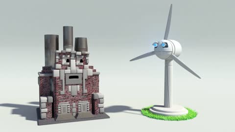 Wind Mill vs Coal Plant