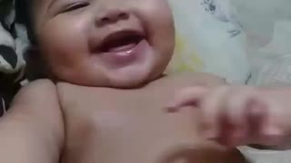 Laughing babe