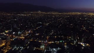 Christmas day at Costanera center in Santiago, Chile