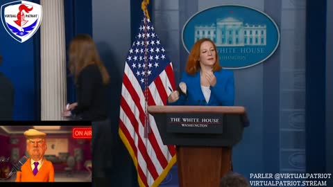 #VirtualTrump @ Parler listens and responds to Psaki's lies part 2