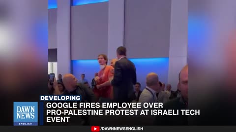 Google Fires Employee Over Pro-Palestine Protest At Israeli Tech Event | SHOT NEWS.