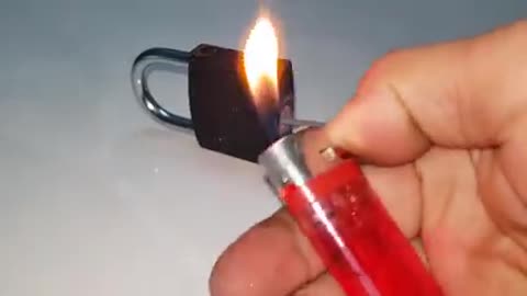 Way To Open A Lock With Matches