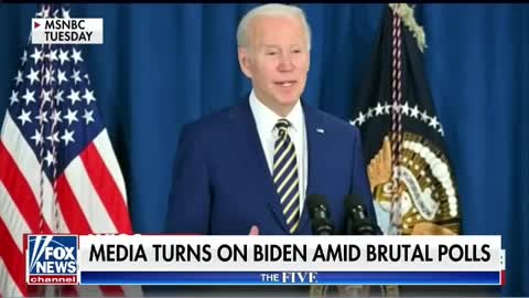 MEDIA TURNS ON BIDEN AMID BRUTAL POLLS