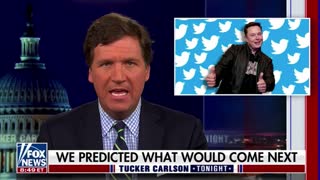 Tucker Carlson reports how left-wing lunatics are attacking Elon Musk and calling him "racist" after he became Twitter's largest shareholder