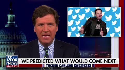 Tucker Carlson reports how left-wing lunatics are attacking Elon Musk and calling him "racist" after he became Twitter's largest shareholder