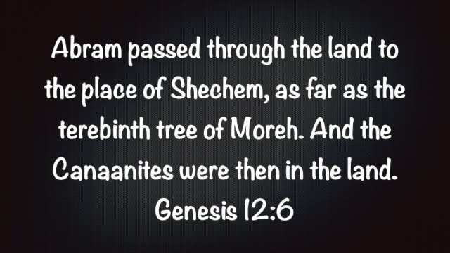 Genesis 12:4-6 PODCAST