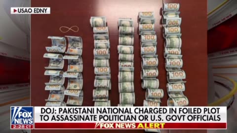 Pakistani national charged in foiled plot to assassinate politician and or US government Officials