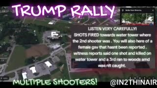 ⚠️Original RAW Audio of Trump Rally shooting PROVES more than 1 shooter!