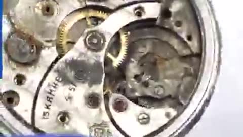 Antique pocket watch restored to perfect working order