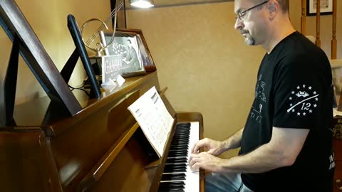 Playing "Blue Bells Of Scotland" On Piano
