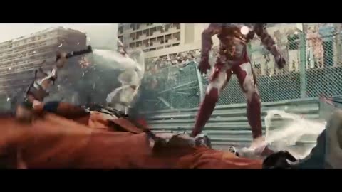 Iron man vs ivan vanko(iron man 2 ) fighting scenes