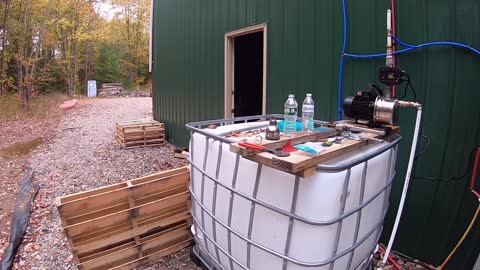 Hot Water Project at the Off-Grid Barn