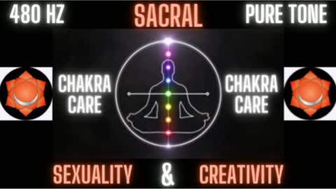 Sacral Chakra Meditation l 480Hz Pure Tone Frequency