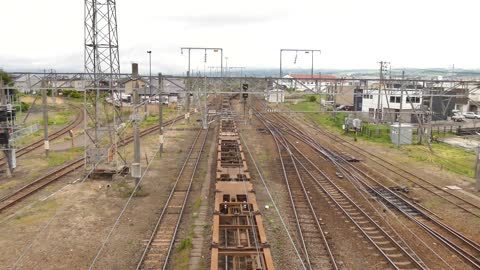 Freight leaving Hakodate for Sapporo