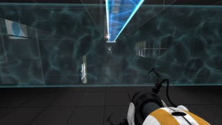 Portal 2- Gam Gam keeps trying to reach it.