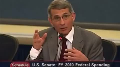 Fauci Talks Pandemic Vax Plans in 2009