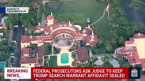 Federal Prosecutors Ask To Keep Trump Search Warrant Affidavit Sealed