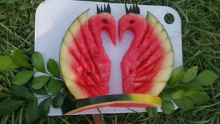 Water melon love birds