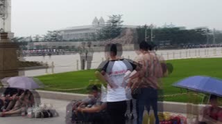 Monument to the People's Heroes in Tiananmen Square, Beijing, China