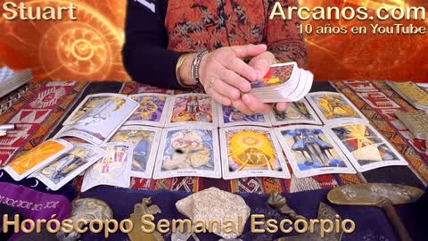 ESCORPIO ENERO 2018_02-7 al 13 Ene 2018-Amor Solteros Parejas Dinero Trabajo-ARCANOS.COM